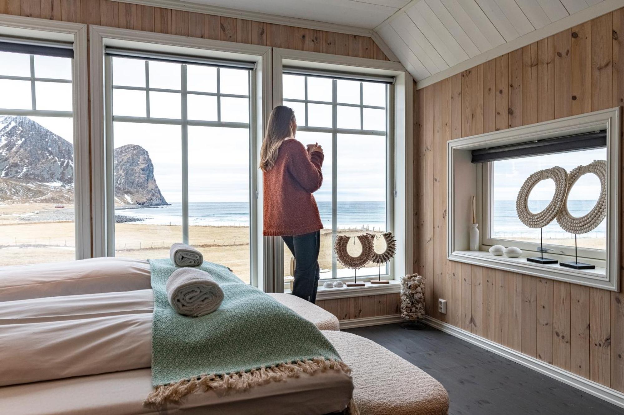 Unstad Arctic Resort Unnstad Экстерьер фото